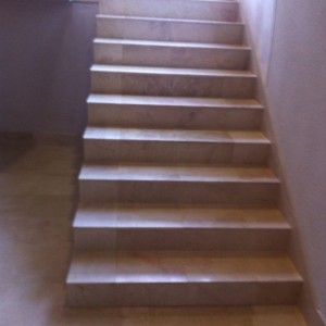 Marble stairs, 1st set