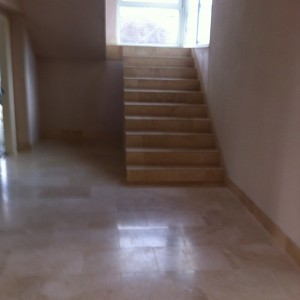 Marble stairs & floor