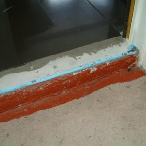 The original step into garage was particularly ropey.