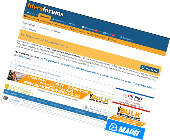A Few Small Forum Changes Ready for 2022 | TilersForums.com Filename: {userid}