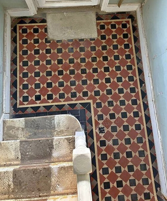 Re using Victorian mosaic tiles | TilersForums.com Filename: {userid}