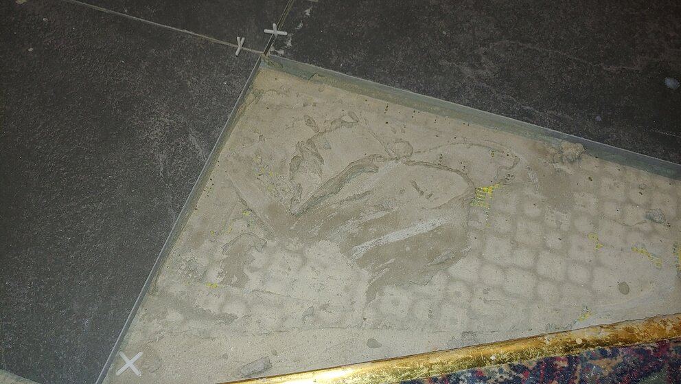 Is This A Bad Bathroom Tiling Job: Suspect Prep + Toilet Now Slopes | TilersForums.com Filename: {userid}
