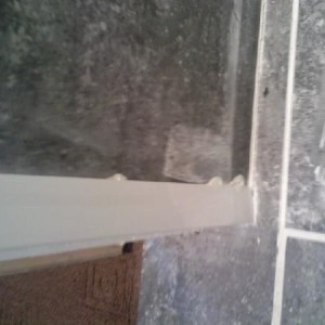 No nails oozing out of door strip