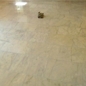 Polished Ibiza marble tiles