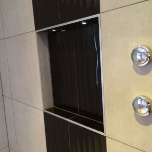 Led niche and shower controls