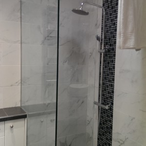 Glass shower screen