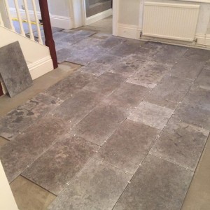 Tumbled Limestone Floor