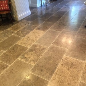 Tumbled Limestone Floor