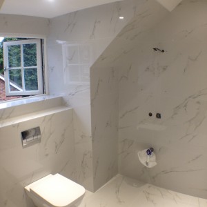 Porcelthin ensuite refit.