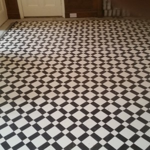 Large reception floor in house