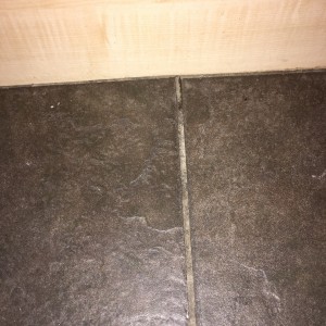 Water stain between tiles 2 and 3