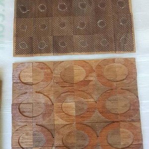 wooden tiles