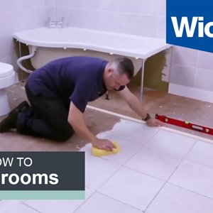 How to Tile a Bathroom Floor with Wickes