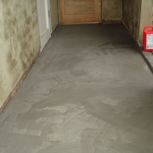 Cloister 5 - three layers of self levelling later