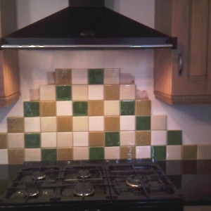 Stepped splashback