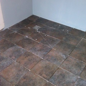 Wet Room Shower Tray with 333x333mm glazed porcelain - I 'LOVE' my D24000!!