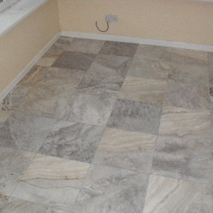 40x40 Marble with Light grey grout