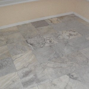 40x40 Marble with Light grey grout