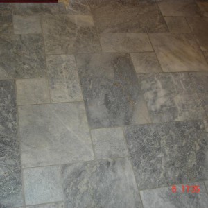 Silver marble tumbled pattern