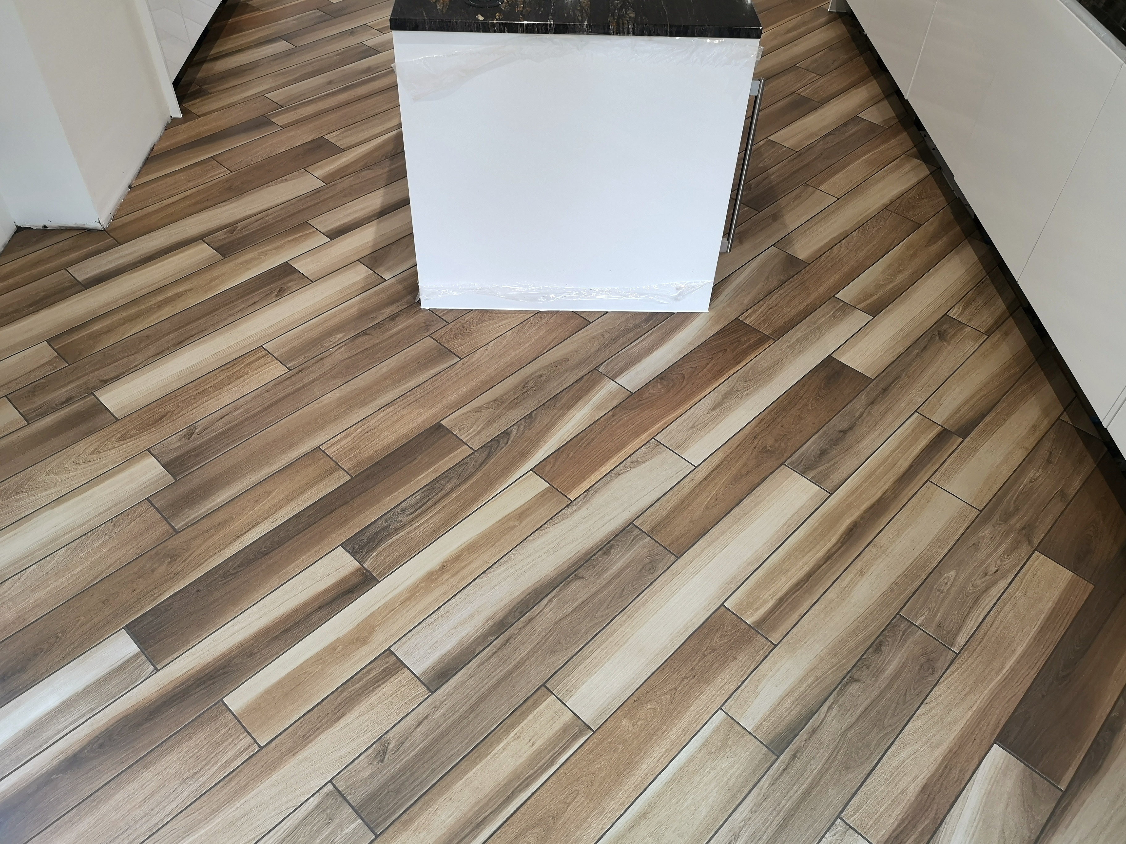 45° planks with fugalite bio epoxy