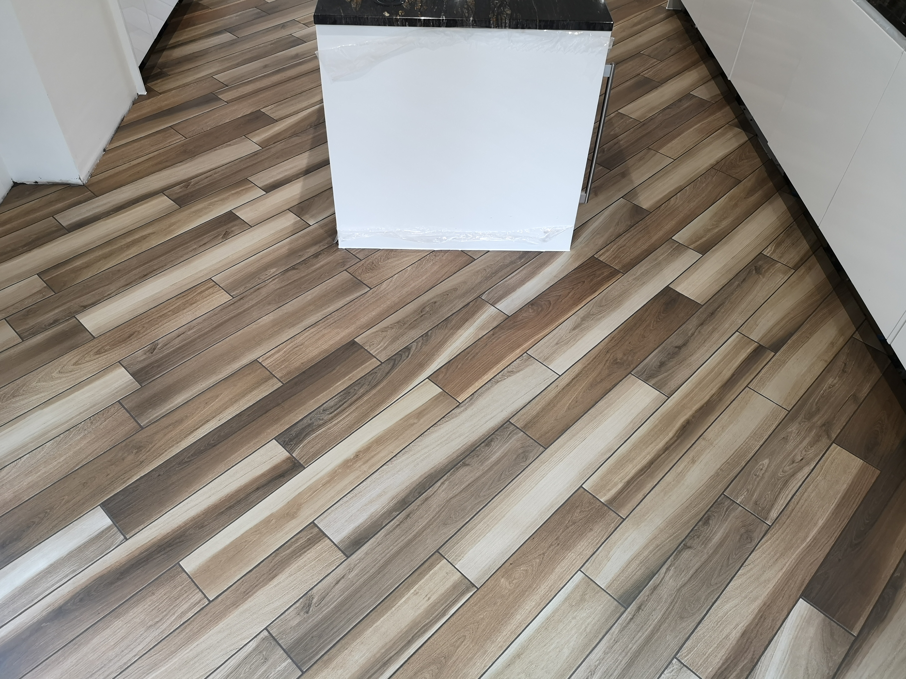 45° planks with fugalite bio epoxy