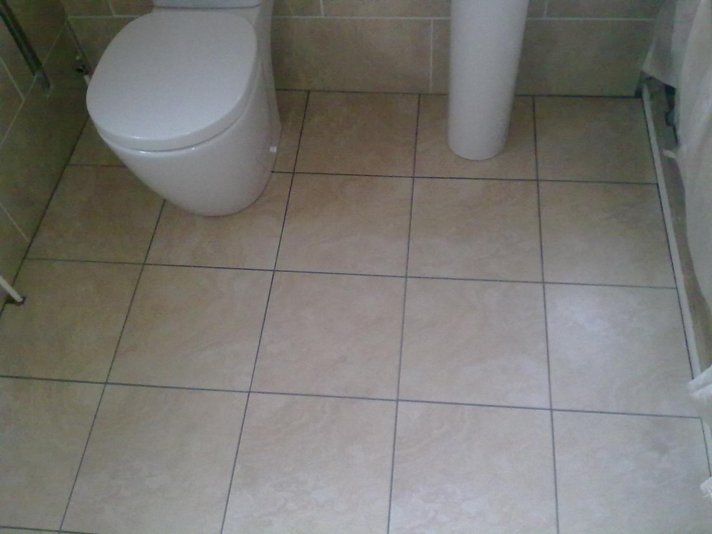 cutting around sanitary ware in bathroom..builders eh? :)