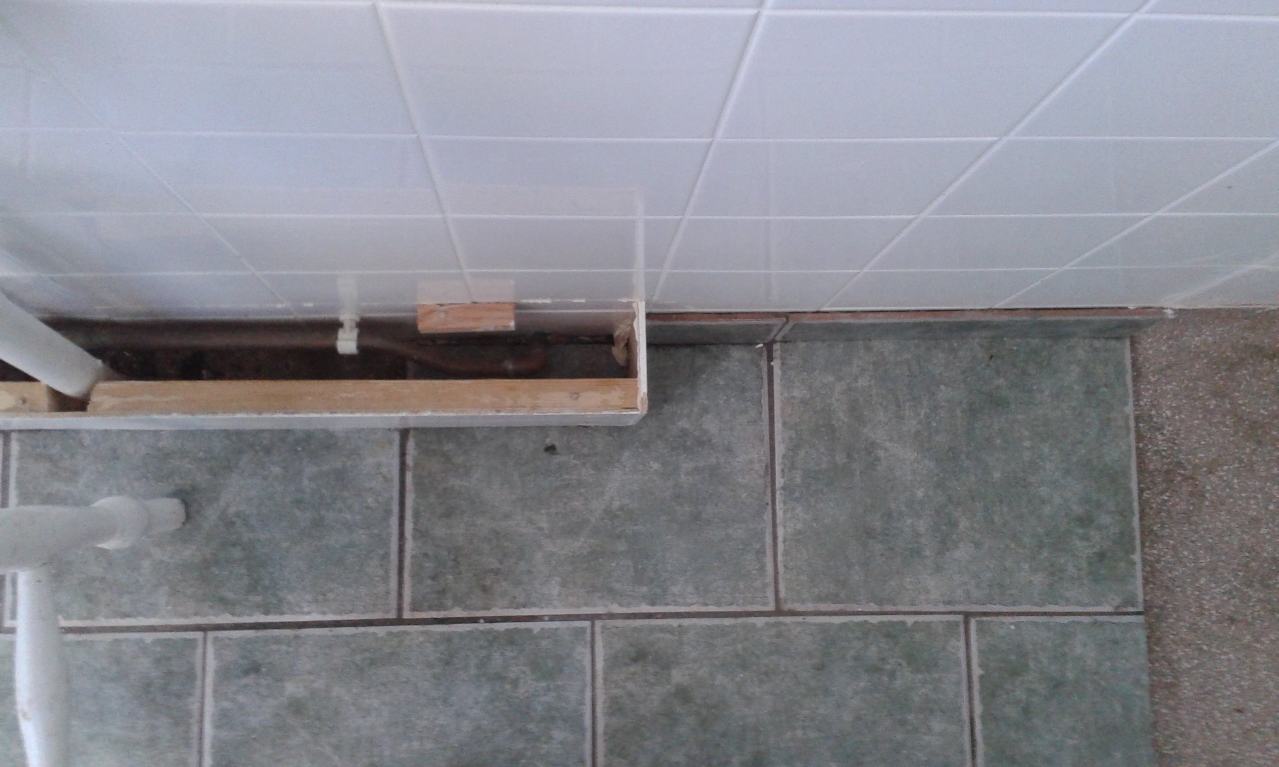 Partially Tiled Over Wetroom Floor How To Seal Where Tiles Meet