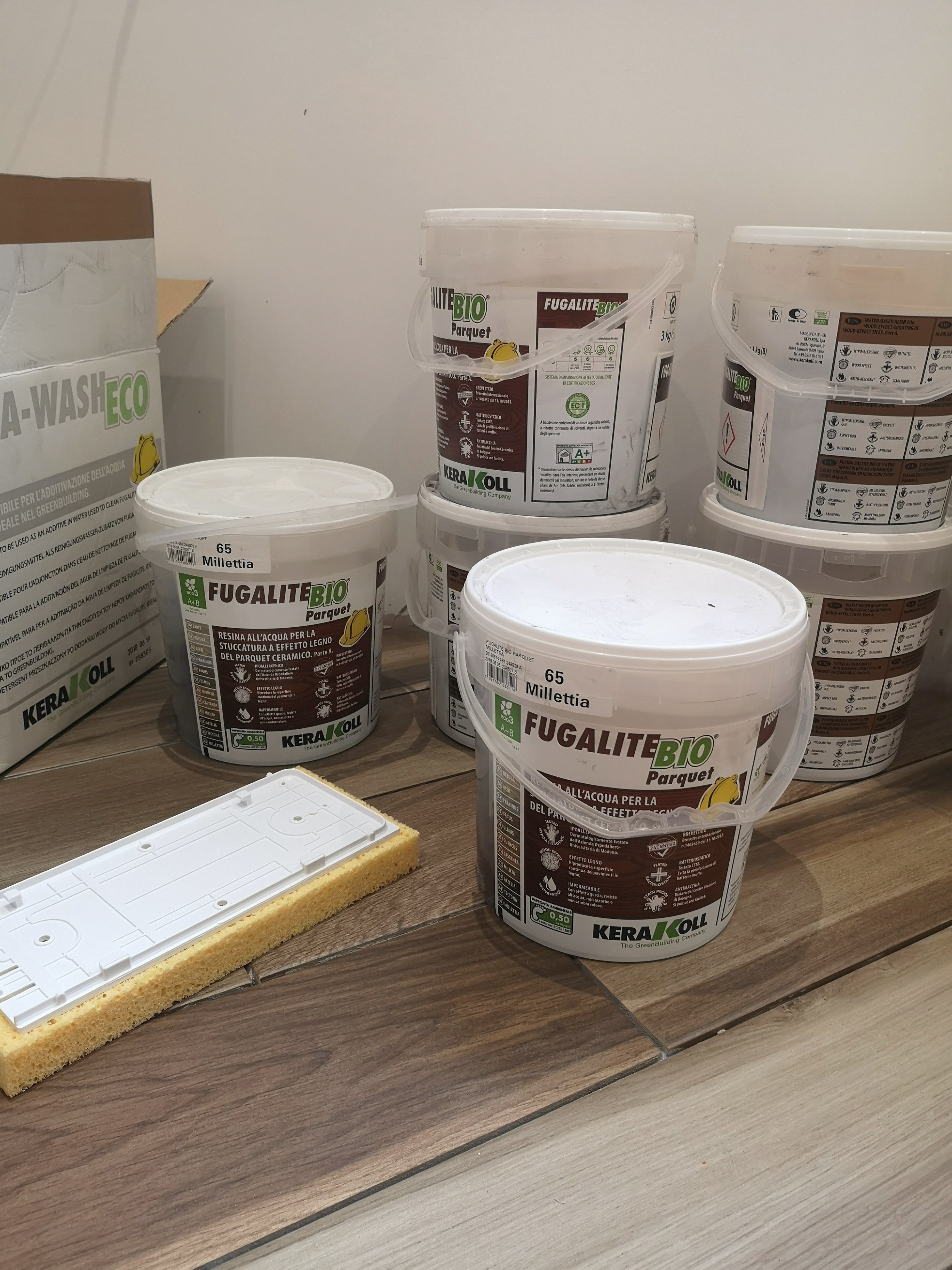 Fugalite bio parquet epoxy grout