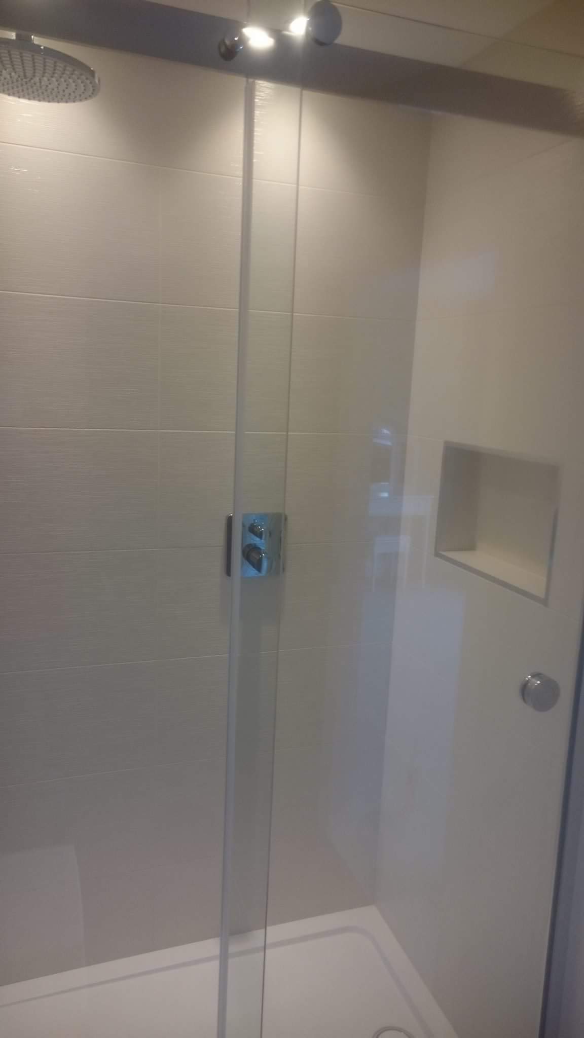 Niche in shower