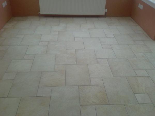 Photo 0061   conservatory floor , glazed porcelain , insulation boards and ufh fitted..