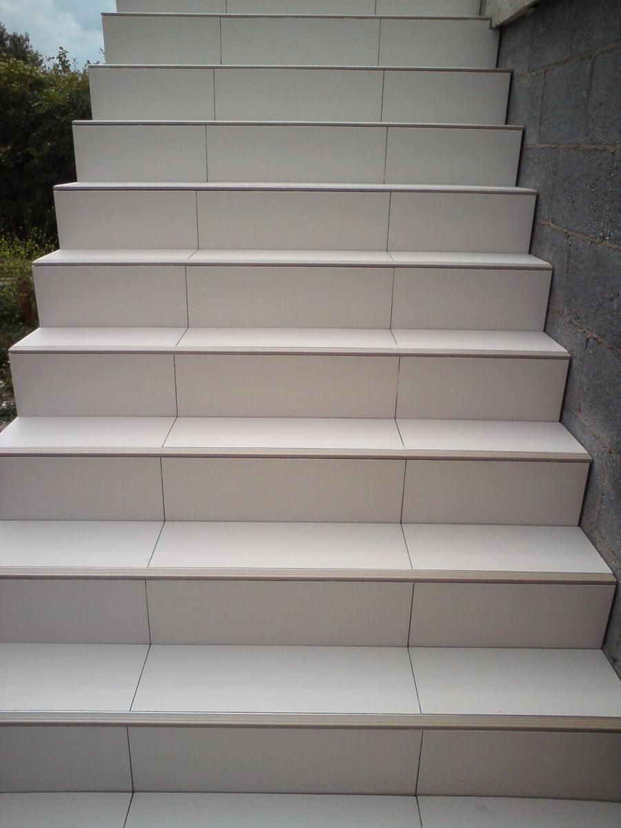 Stairs with Schluter profiles