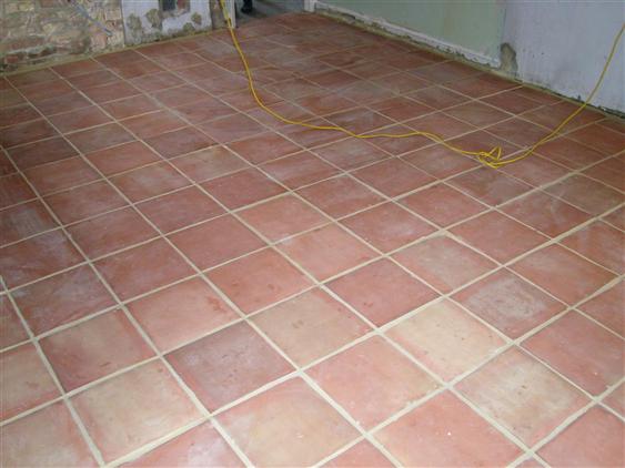 Terracotta floor