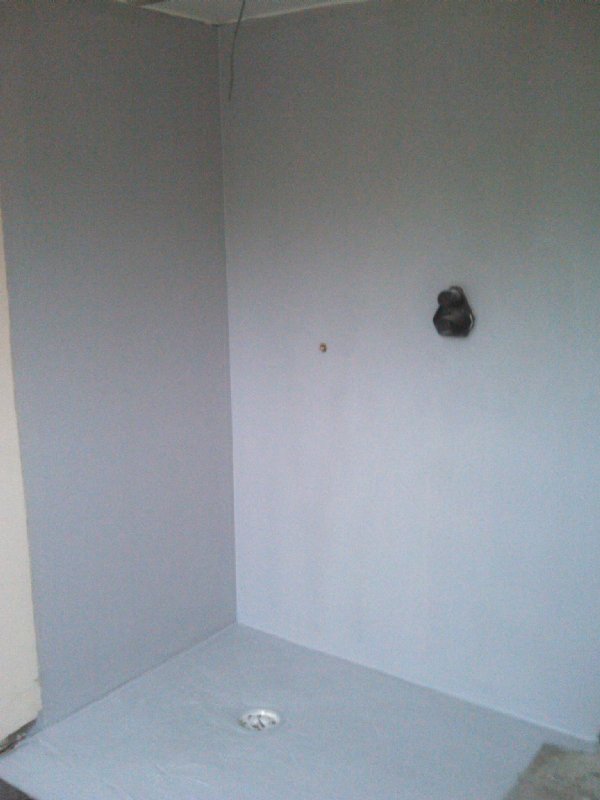 The finished job, ready for tiling.