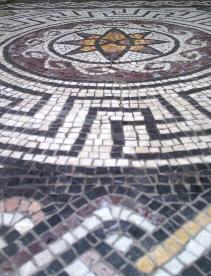The pieces are all marble plus some Travertine when I had no other choice for the colour.