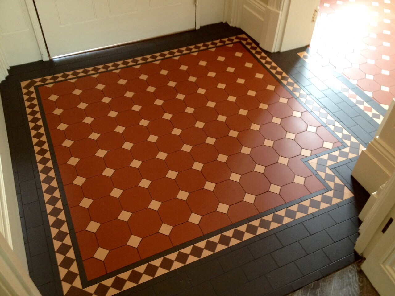 Victorian floor tiling